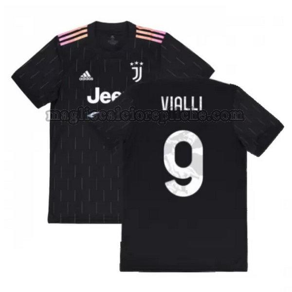 seconda maglie calcio juventus 2021 2022 vialli 9 nero