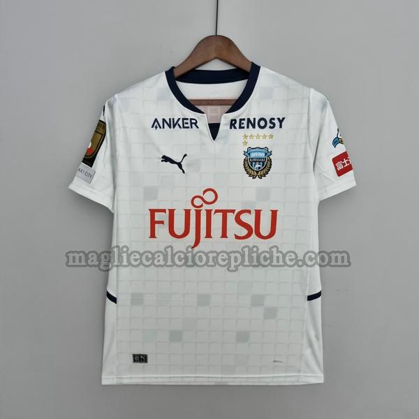 seconda maglie calcio kawasaki frontale 2022 2023 thailandia bianco