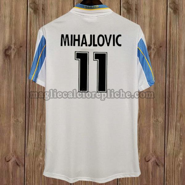 seconda maglie calcio lazio 1999-2000 mihajlovic 11 bianco