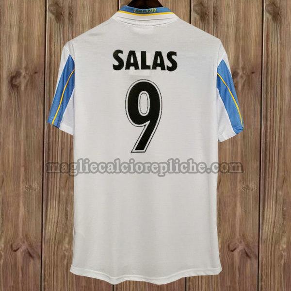 seconda maglie calcio lazio 1999-2000 salas 9 bianco