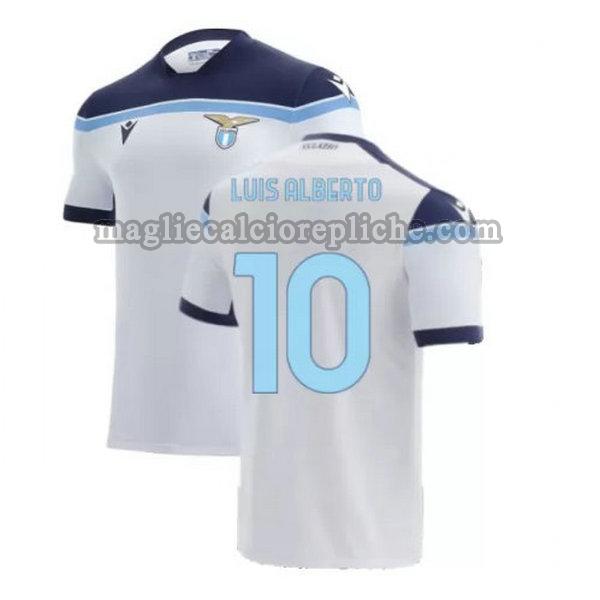 seconda maglie calcio lazio 2021 2022 lazzari 29 bianco