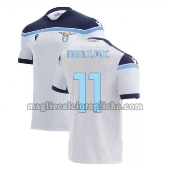 seconda maglie calcio lazio 2021 2022 mihajlovic 11 bianco