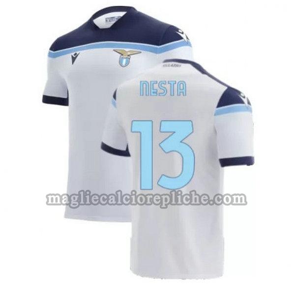 seconda maglie calcio lazio 2021 2022 nesta 13 bianco