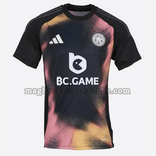 seconda maglie calcio leicester city 2024 2025 nero