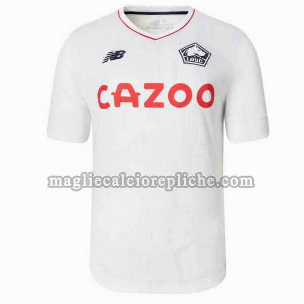 seconda maglie calcio lille 2022 2023 thailandia bianco