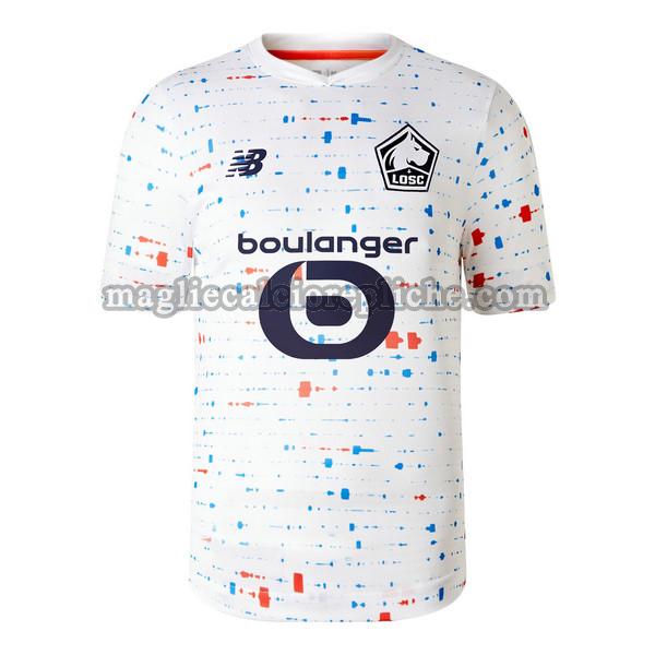 seconda maglie calcio lille 2023 2024 thailandia bianco