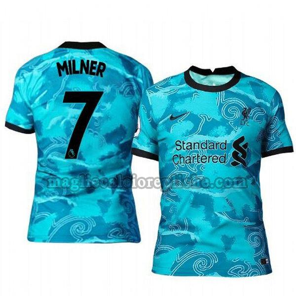 seconda maglie calcio liverpool 2020-2021 james milner 7