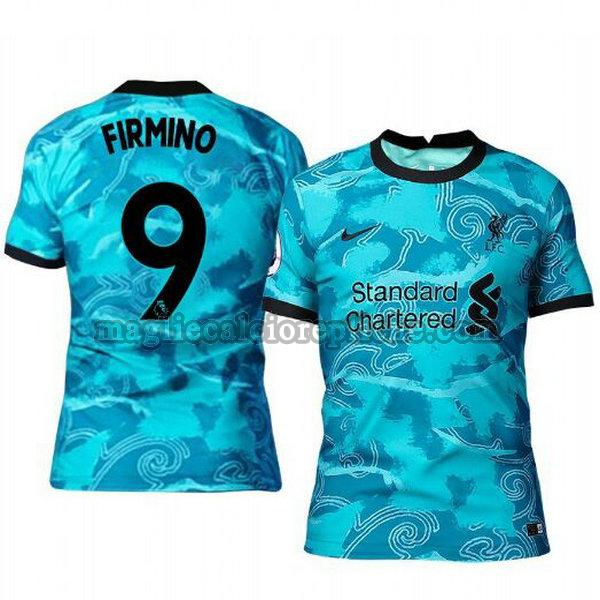 seconda maglie calcio liverpool 2020-2021 roberto firmino 9