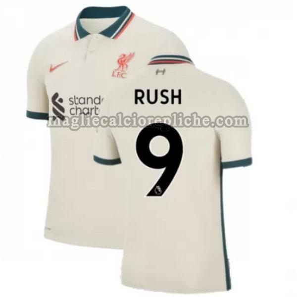 seconda maglie calcio liverpool 2021 2022 rush 9 giallo
