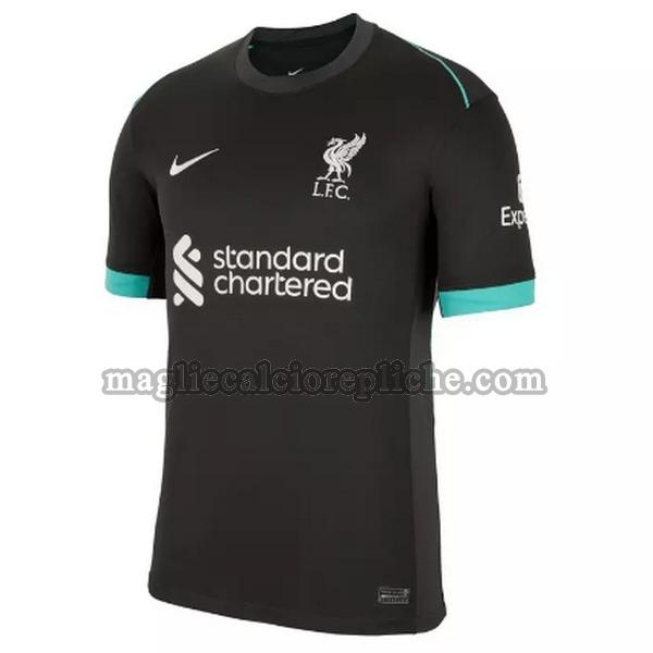 seconda maglie calcio liverpool 2024 2025 nero