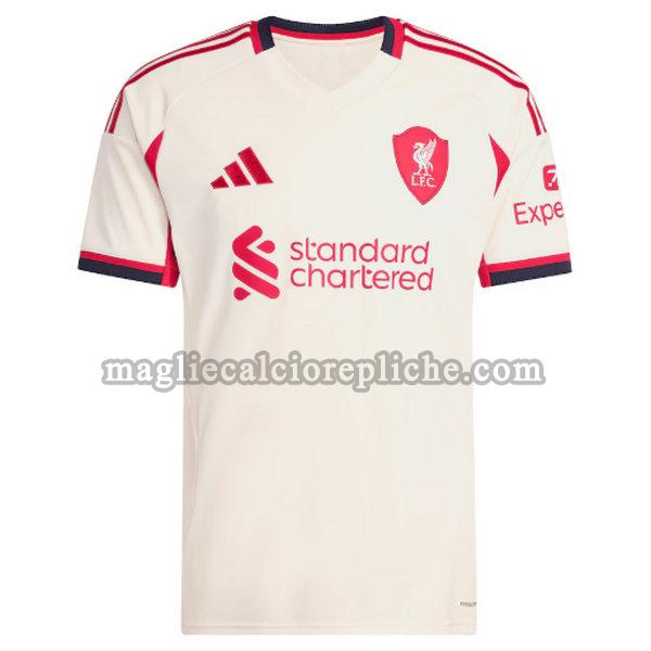 seconda maglie calcio liverpool 2025 2026 thailandia bianco