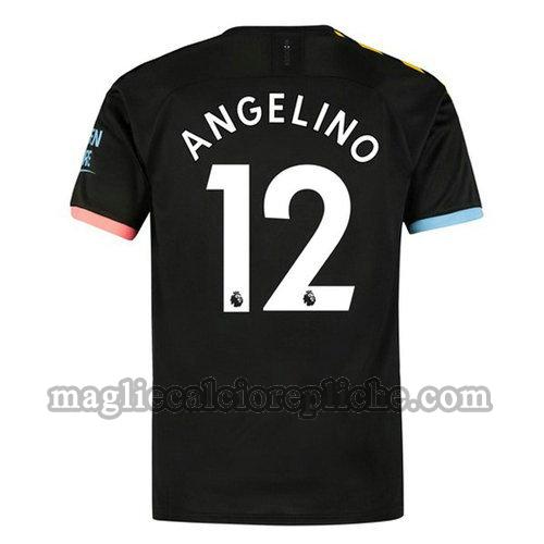 seconda maglie calcio manchester city 2019-2020 angelino 12