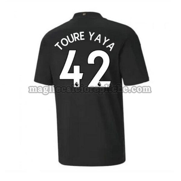 seconda maglie calcio manchester city 2020-2021 toure yaya 42