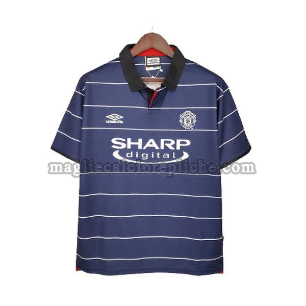 seconda maglie calcio manchester united 1999 2000 blu