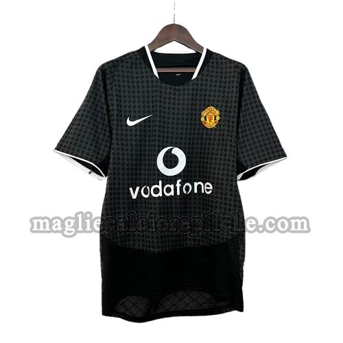 seconda maglie calcio manchester united 2003 2005 nero