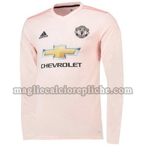 seconda maglie calcio manchester united 2018-2019 manica lunga