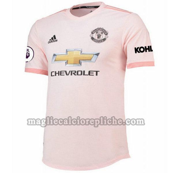 seconda maglie calcio manchester united 2018-2019 rosa