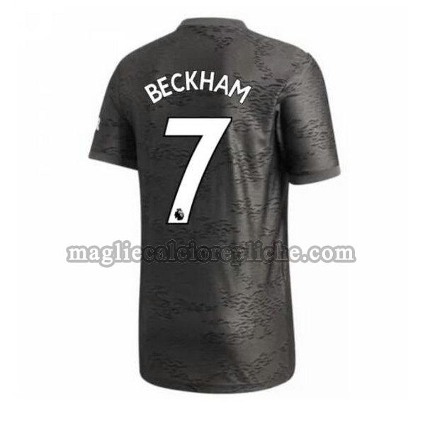 seconda maglie calcio manchester united 2020-2021 beckham 7