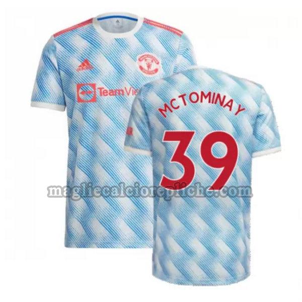 seconda maglie calcio manchester united 2021 2022 mctominay 39 blu