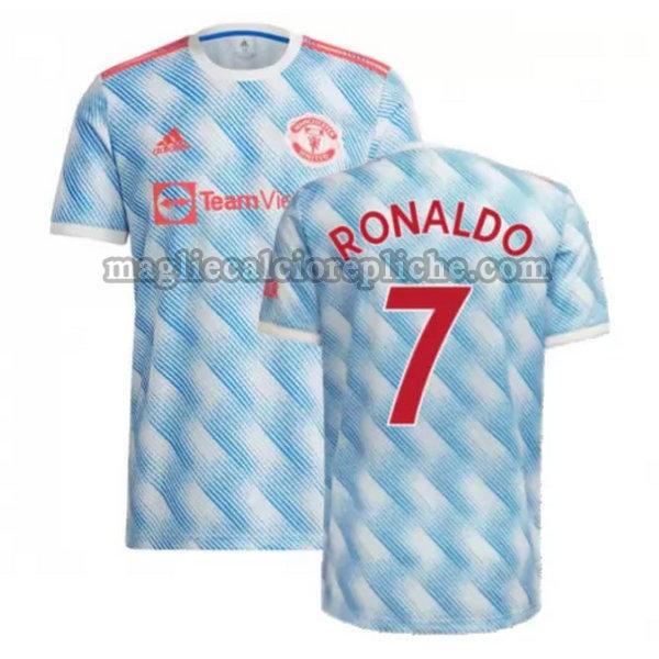 seconda maglie calcio manchester united 2021 2022 ronaldo 7 blu