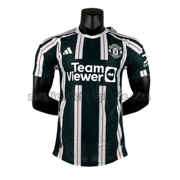 seconda maglie calcio manchester united 2023 2024 player verde