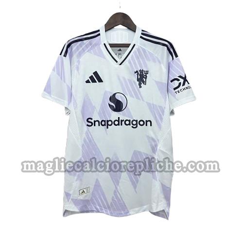 seconda maglie calcio manchester united 2025 2026 thailandia bianco