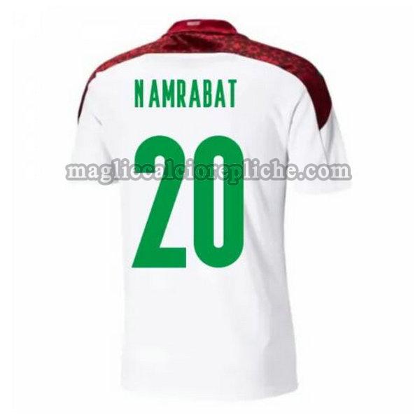 seconda maglie calcio marocco 2020-2021 n.amrabat 20 bianco