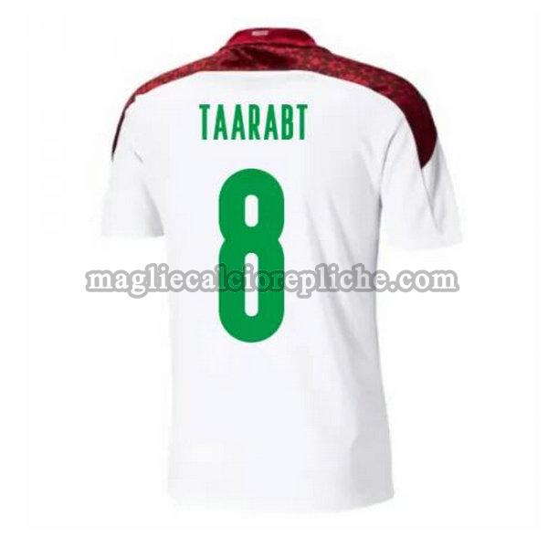 seconda maglie calcio marocco 2020-2021 taarabt 8 bianco