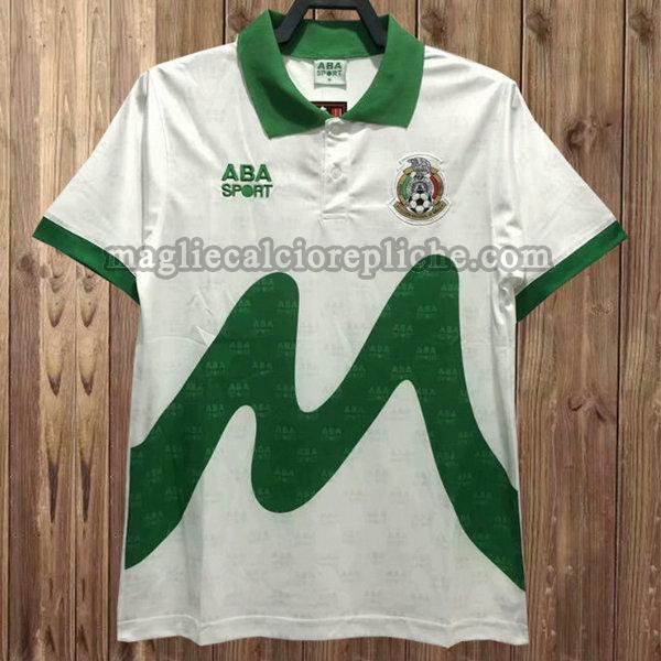 seconda maglie calcio messico 1995 bianco