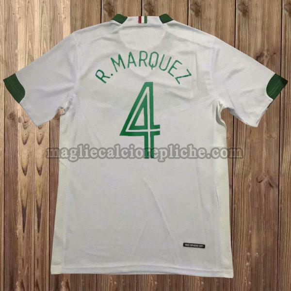 seconda maglie calcio messico 2006 r.marquez 4 bianco