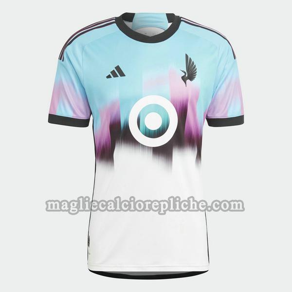 seconda maglie calcio minnesota united 2023 2024 thailandia bianco