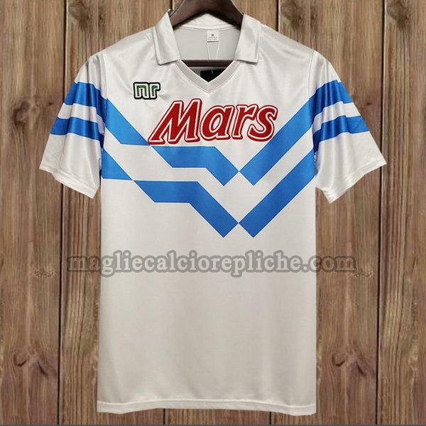 seconda maglie calcio napoli 1988-1989 bianco