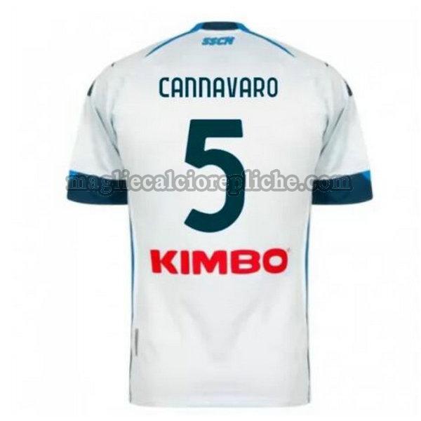 seconda maglie calcio napoli 2020-2021 cannavaro 5