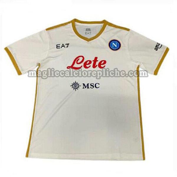 seconda maglie calcio napoli 2021 2022 thailandia bianco