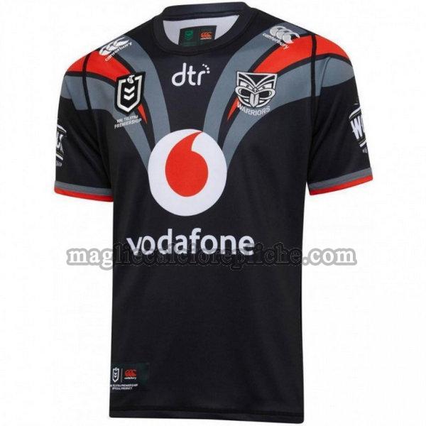 seconda maglie calcio new zealand warriors 2020 nero