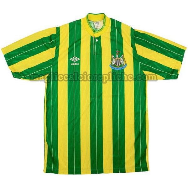 seconda maglie calcio newcastle united 1988-1990 verde