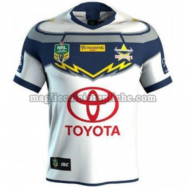 seconda maglie calcio north queensland cowboys 2018 bianco