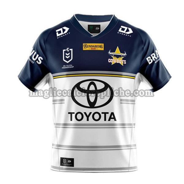 seconda maglie calcio north queensland cowboys 2021 bianco