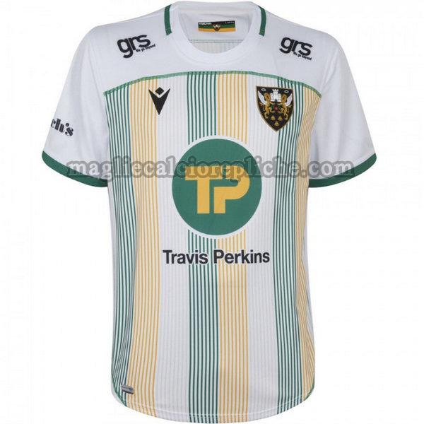 seconda maglie calcio northampton saints 2020-2021 bianco