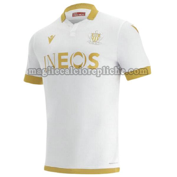 seconda maglie calcio ogc nice 2021 2022 thailandia bianco