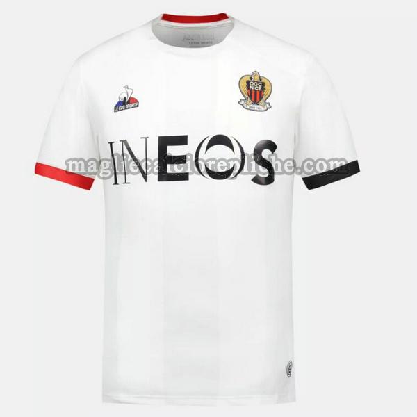 seconda maglie calcio ogc nice 2023 2024 thailandia bianco