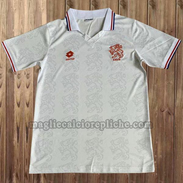 seconda maglie calcio olanda 1994 bianco