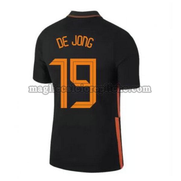 seconda maglie calcio olanda 2020 de jong 19