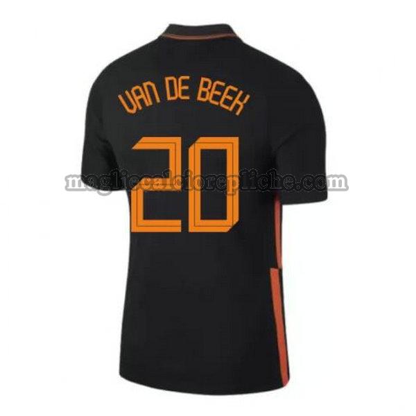 seconda maglie calcio olanda 2020 van de beek 20