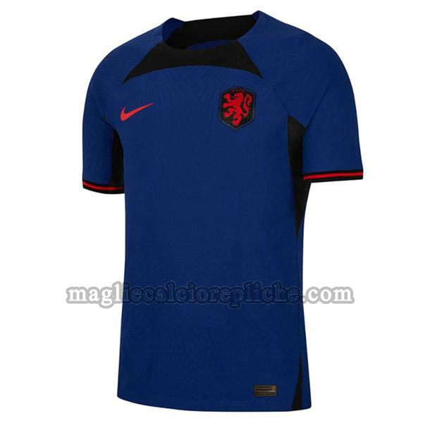 seconda maglie calcio olanda 2022 thailandia blu