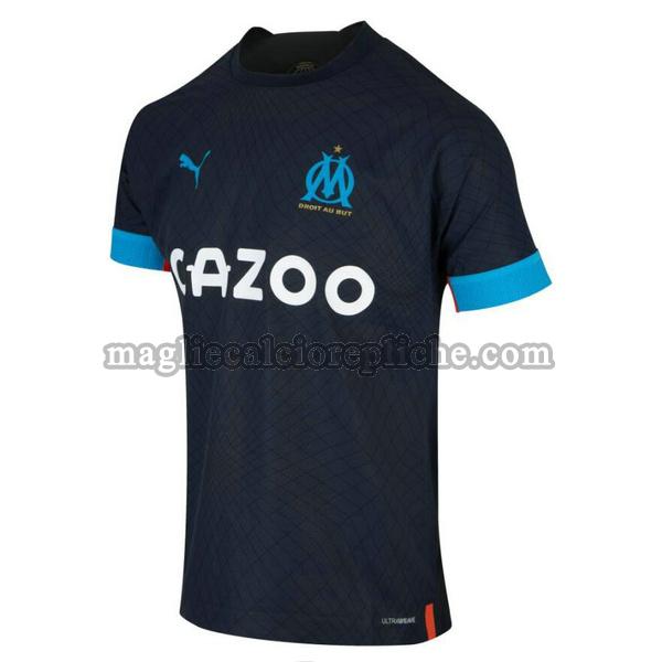 seconda maglie calcio olympique marsiglia 2022 2023 blu