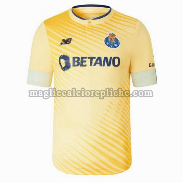 seconda maglie calcio oport 2022 2023 thailandia giallo