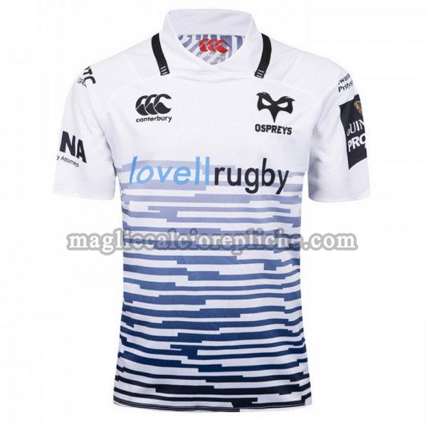 seconda maglie calcio ospreys 2017-2018 bianco