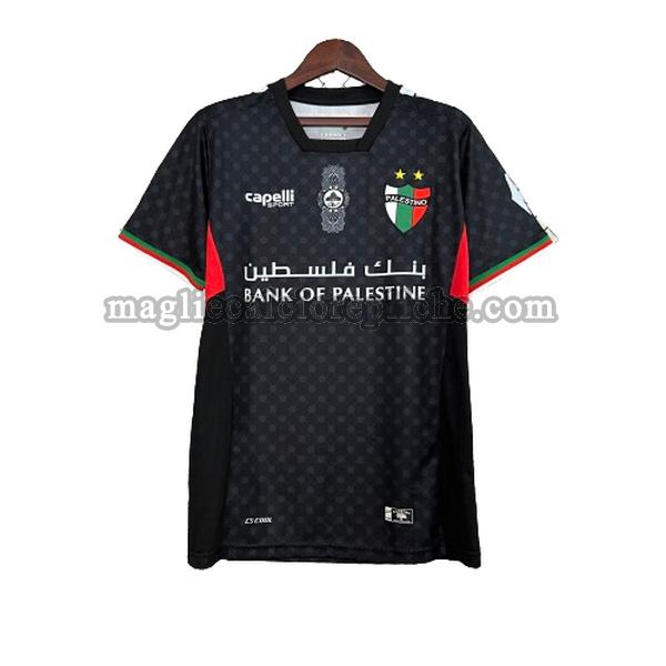 seconda maglie calcio palestina 2024 2025 thailandia nero