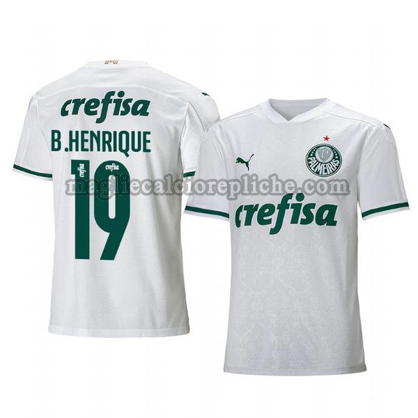 seconda maglie calcio palmeiras 2020-2021 bruno henrique 19